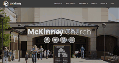Desktop Screenshot of mckinneychurch.com