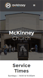 Mobile Screenshot of mckinneychurch.com